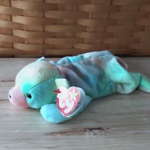 Ty "Sammy" the Tie Die Rainbow Bear